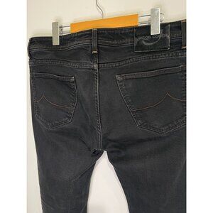 JACOB COHEN Black Slim Fit Denim Jeans Style 622 C size 34